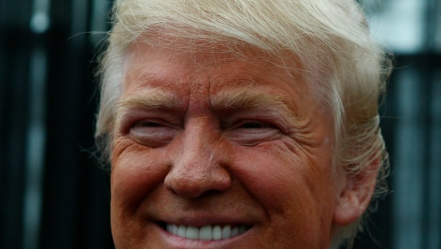 Le candidat républicain à la Maison Blanche, Donald Trump, le 17 avril 2016 à Staten Island à New York, aux Etats-Unis