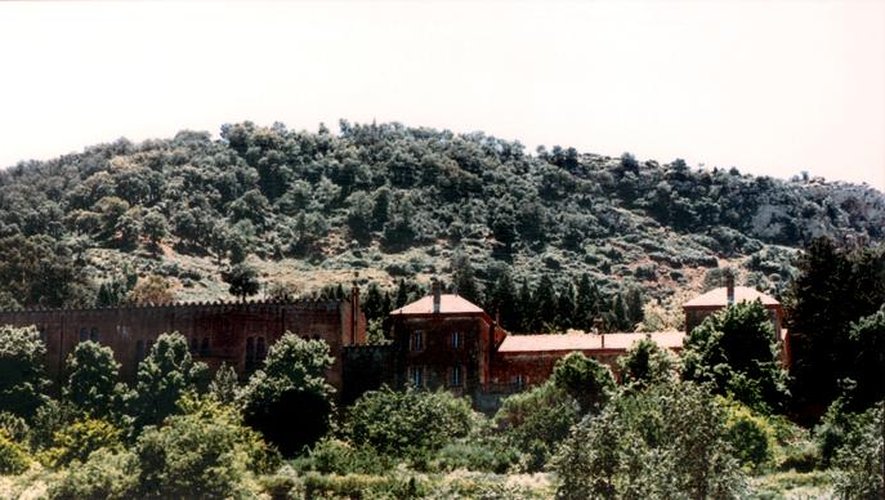 Photo prise le 26 mai 1996 du monastère de Tibérihine dans l'Atlas algérien