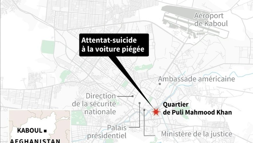 Attentat suicide au centre de Kaboul