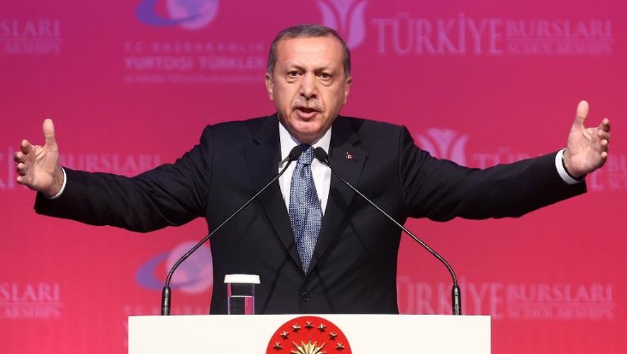 Le président turc Recep Tayyip Erdogan à Ankara, le 11 juin 2015