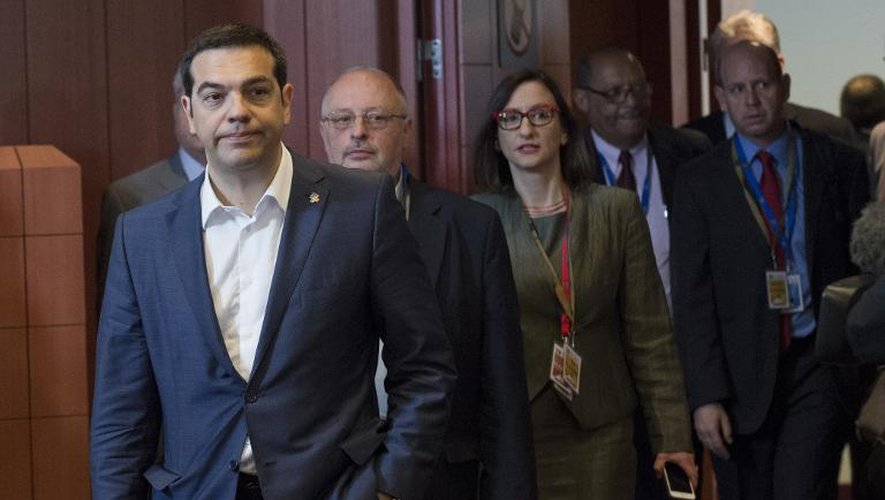 Le Premier ministre grec Alexis Tsipras le 11 juin 2015 à Bruxelles