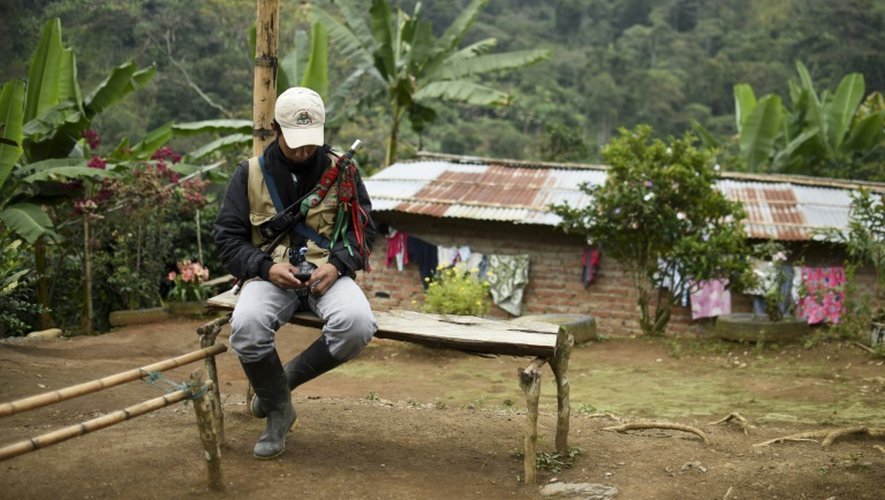 Un ancien enfant-soldat enrôlé dans les FARC à Tacueyo le 16 mars 2016