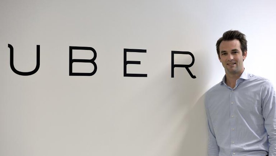 Thibaud Simphal, directeur général d'Uber France, le 19 mai 2015 à Paris