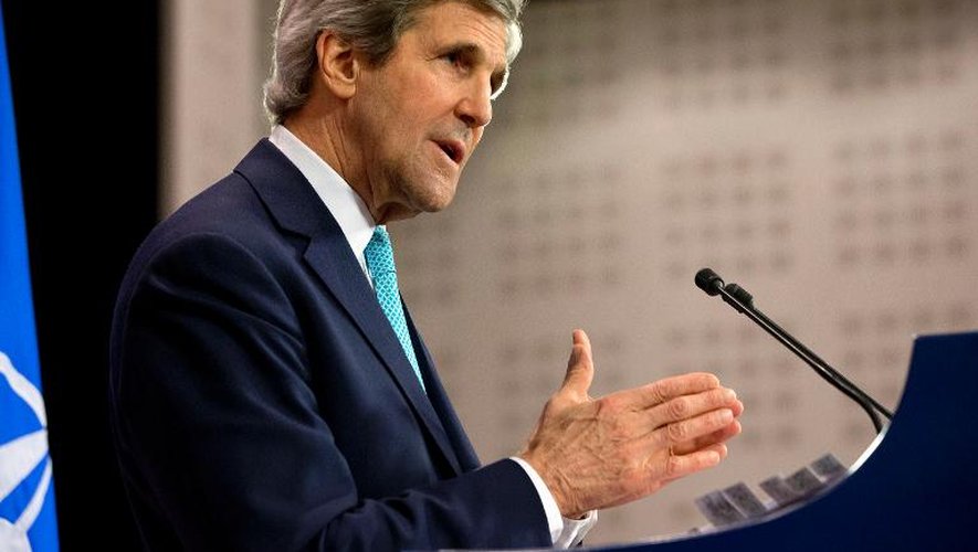 John Kerry le 1er avril 2014 à Bruxelles