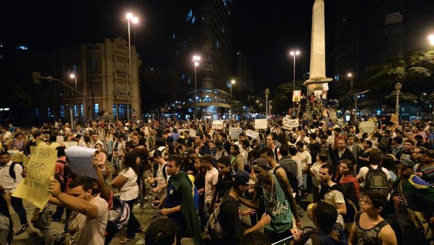 Manifestation le 21 juin 2013 à Belo Horizonte