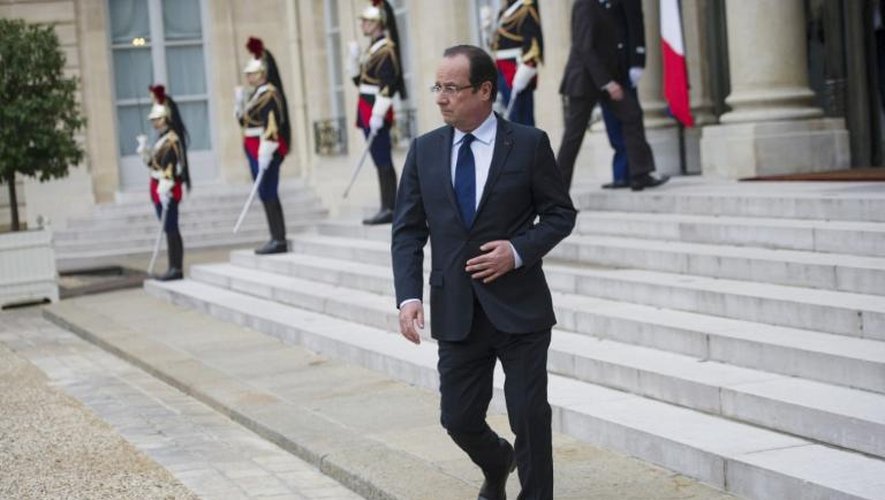 François Hollande le 21 juin 2013 au palais de l'Elysée à Paris