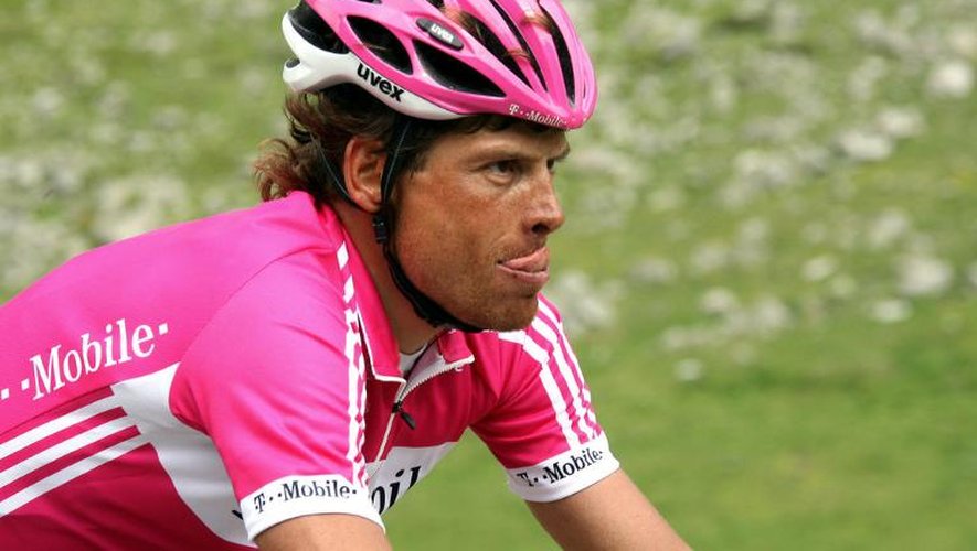 Le cycliste allemand Jan Ullrich lors du 70e Tour de Suisse, le 17 juin 2006