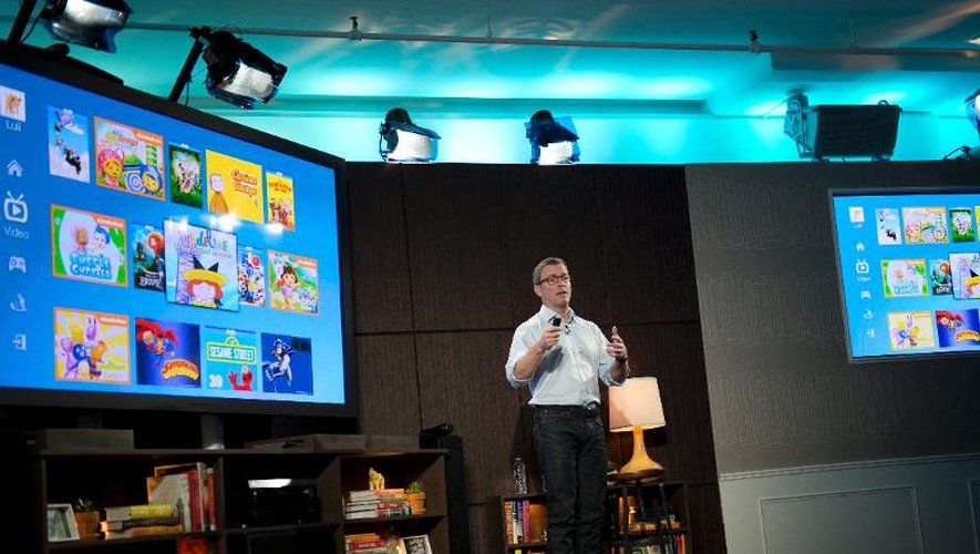 le vice-président d'Amazon Kindle, Peter larsen, à New York le 2 avril 2014
