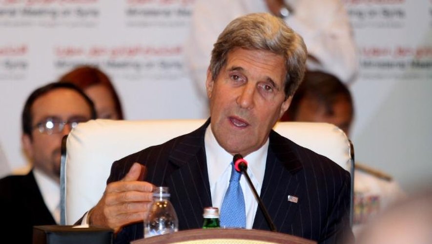 Le secrétaire d'Etat américain John Kerry, le 22 juin 2013 à Doha au Qatar