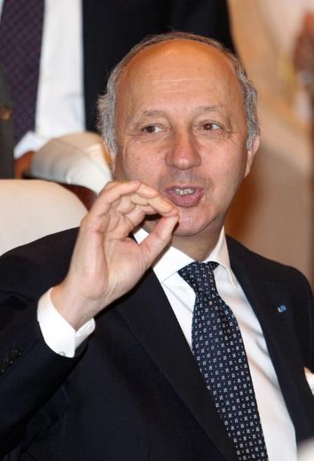 Le ministre français des Affaires étrangères Laurent fabius, le 22 juin 2013 à Doha au Qatar