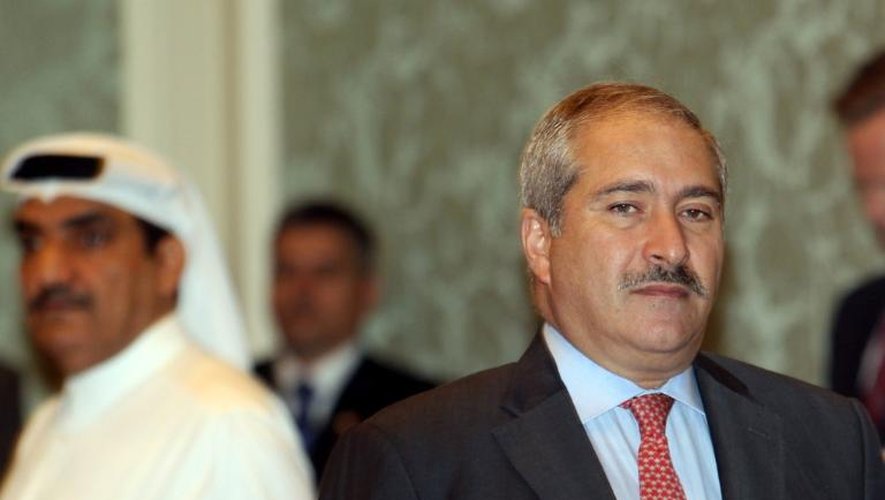 Le ministre jordanien des Affaires étrangères, Nasser Judeh, le 22 juin 2013 à Doha au Qatar