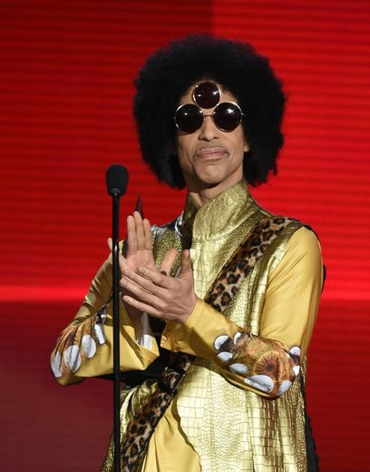 Prince sur scène le 22 novembre 2015 à Los Angeles