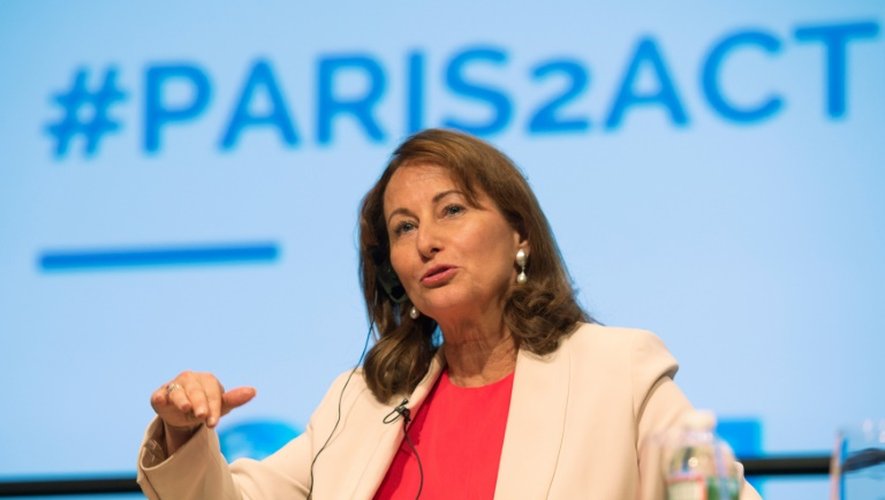 La ministre française de l'Ecologie Ségolène Royal le 14 avril 2016 à New York