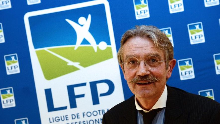 Le président de la Ligue de football professionnel (LFP), en 2012 à Paris