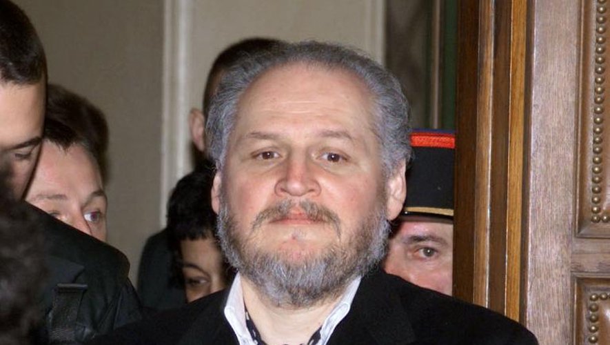Le terroriste vénézuélien Illich Ramirez Sanchez, dit Carlos, le 7 mars 2001 au Palais de justice de Paris
