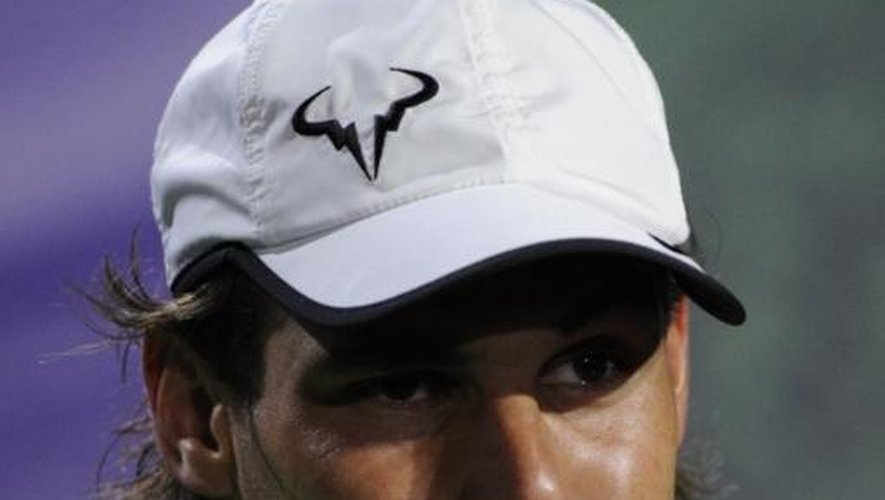 L'Espagnol Rafael Nadal en conférence de presse après sa défaite au premier tour de Wimbledon, le 24 juin 2013