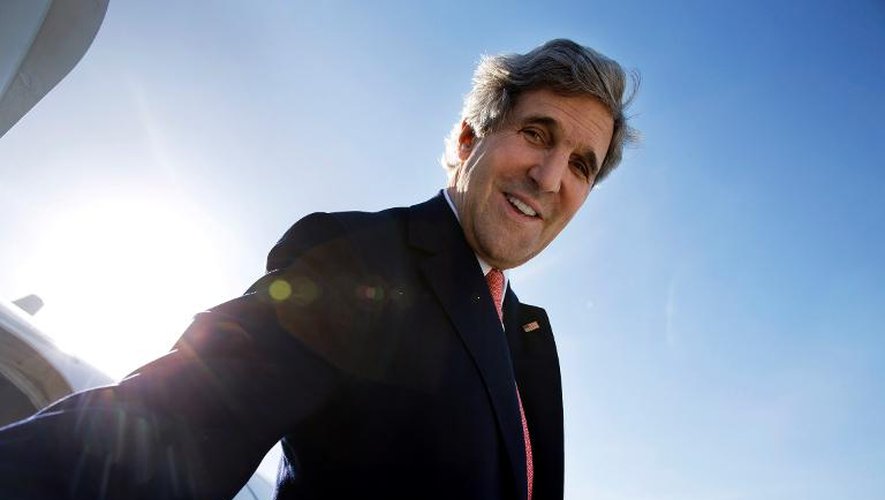 Le secrétaire d'Etat américain John Kerry, à Casablanca, au Maroc, le 4 avril 2014