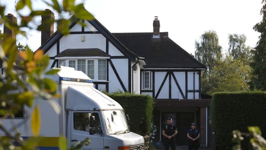 La maison des victimes de la tuerie de Chevaline le 13 septembre 2012 à Claygate, dans le sud-est de l'Angleterre