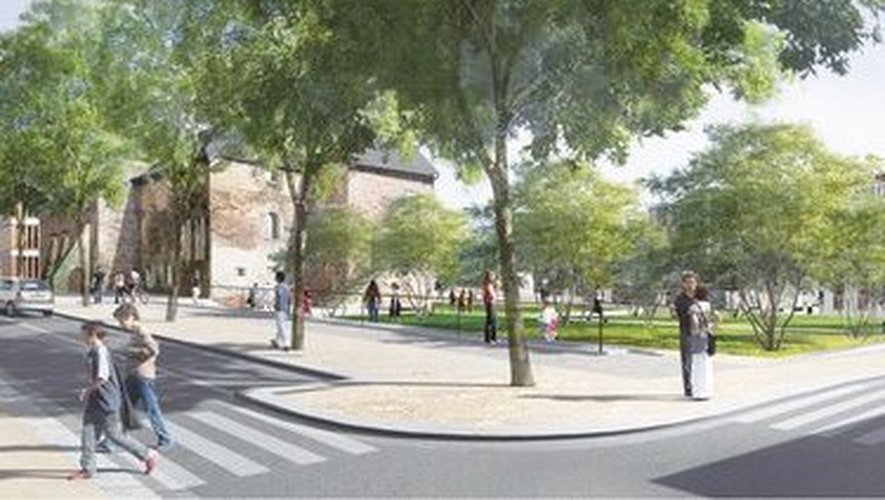 A la place de la maison d'arrêt, un parc devrait être créée à l'intersection de la rue Combarel et de la rue François Mazenq.