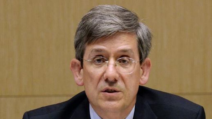 Le député Charles de Courson (UDI), qui préside la commission d'enquête parlementaire sur l'affaire Cahuzac, le 12 juin 2013 à Paris