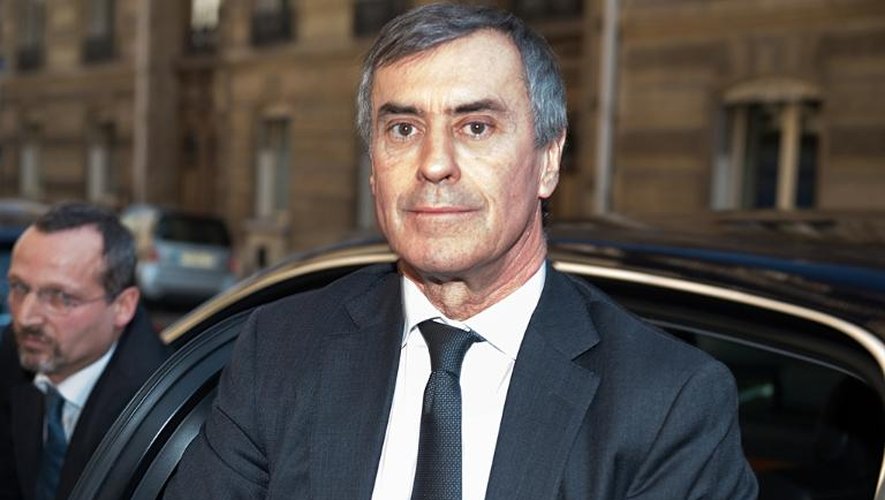L'ancien ministre socialiste du Budget, Jérôme Cahuzac, arrive au pôle financier de Paris, le 2 avril 2013