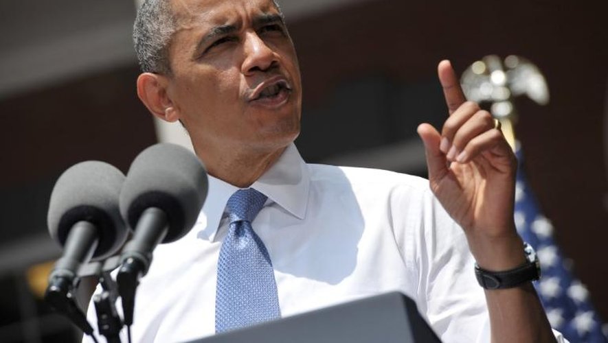 Barack Obama, lors d'un discours sur le changement climatique le 25 juin 2013, à Washington