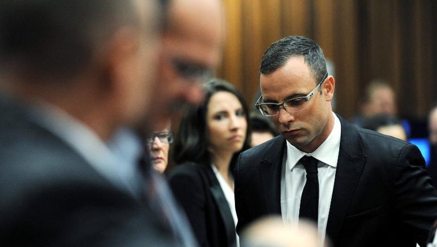Oscar Pistorius le 28 mars 2014 au tribunal à Pretoria