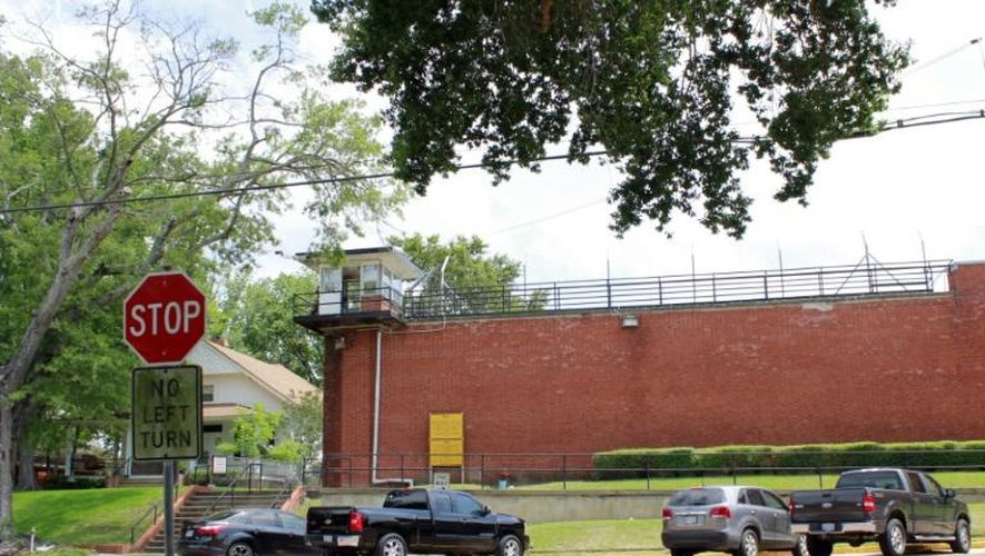 L'annexe de la salle d'exécution de la prison de Huntsville, au Texas, est photographiée le 21 mai 2013