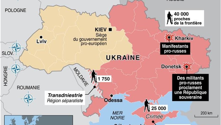 La tension monte dans l'est de l'Ukraine