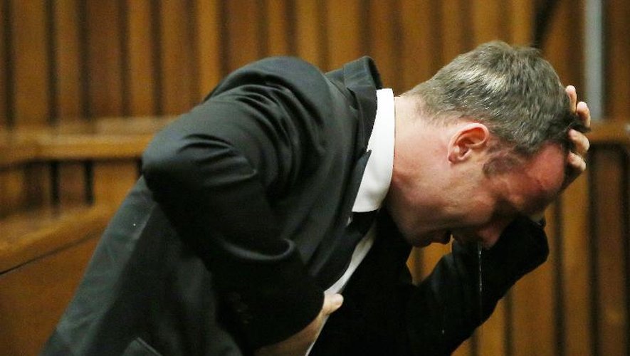 Oscar Pistorius lors de son procès le 7 avril 2014 à Pretoria