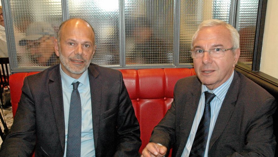 Yves Censi et le député Jean Leonetti.