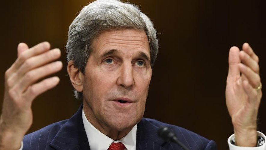 Le secrétaire d'Etat américain John Kerry, le 8 avril 2014 à Washington