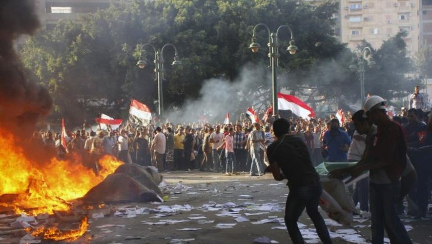Des opposants au président égyptien Mohamed Morsi, le 28 juin 2013 à Alexandrie