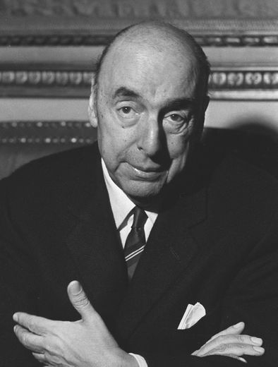 Pablo Neruda le 21 otobre 1971 à Paris