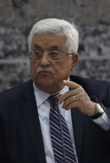 Le président palestinien Mahmoud Abbas, à Ramallah le 1er avril 2014