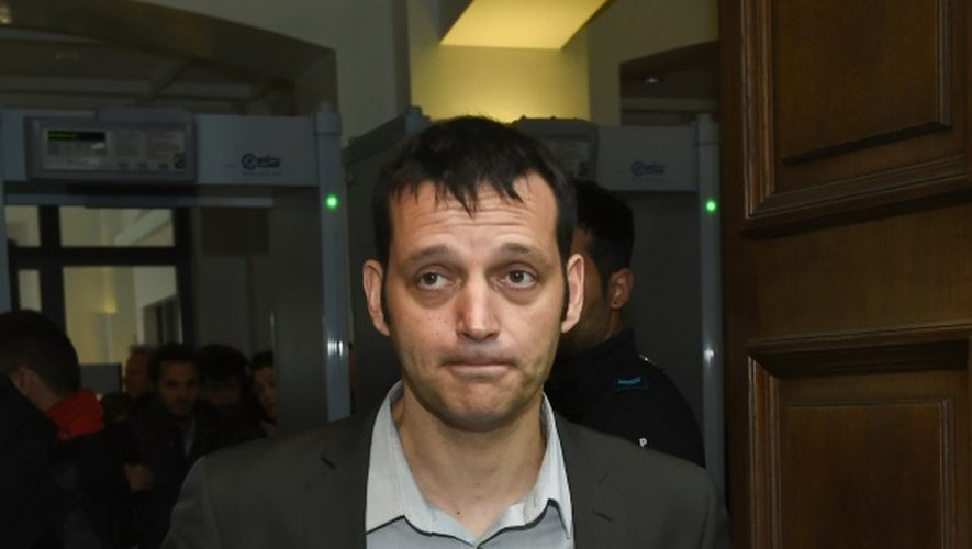 Le journaliste français Edouard Perrin au tribunal à Luxembourg, le 26 avril 2016
