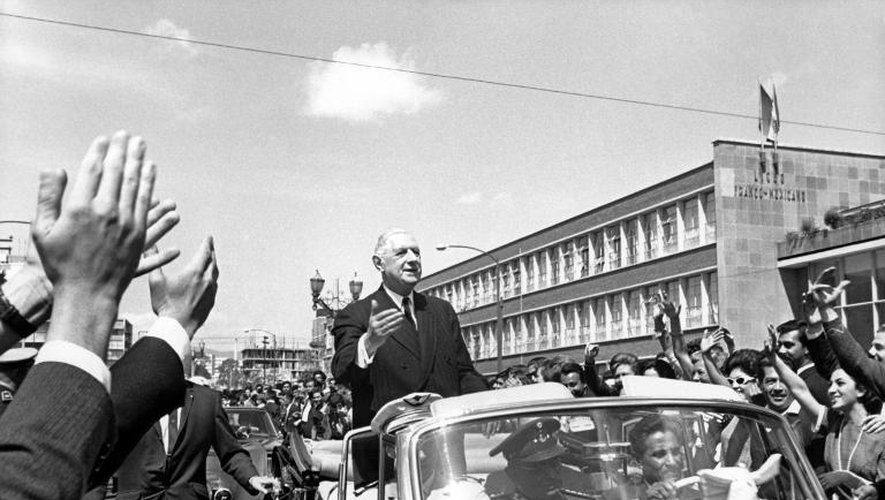 Visite de Charles de Gaulle au Mexique le 18 mars 1964