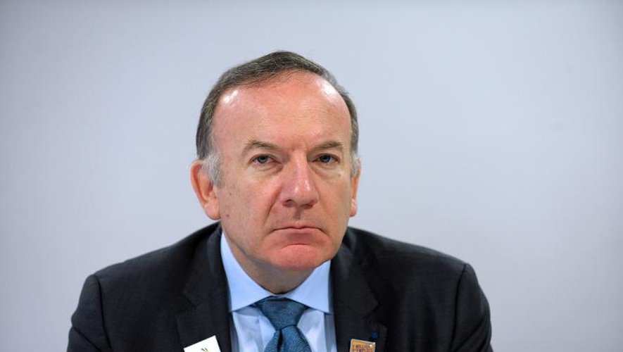 Le patron du Medef, Pierre Gattaz, à Paris le 3 avril 2015