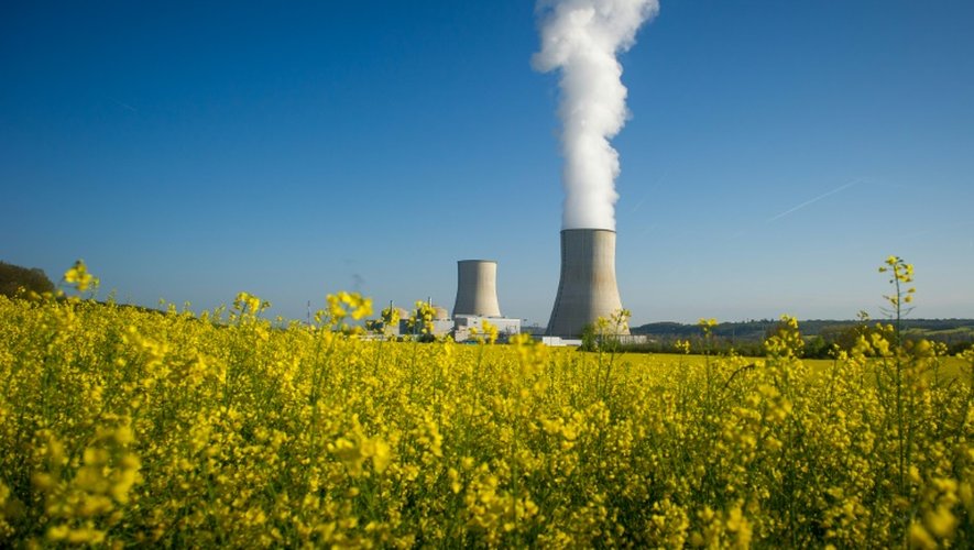 Les deux tours de refroidissement de la centrale nucléaire de Civaux, dans le centre de la France, le 25 avril 2016