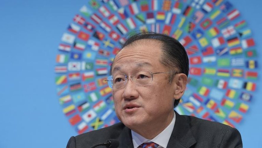Le président de la Banque mondiale Jim Yong Kim, à Washington le 10 avril 2014