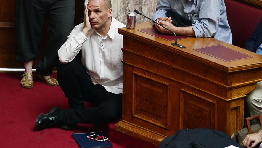 Le ministre grec des Finances Yanis Varoufakis à Athènes, le 16 juin 2015