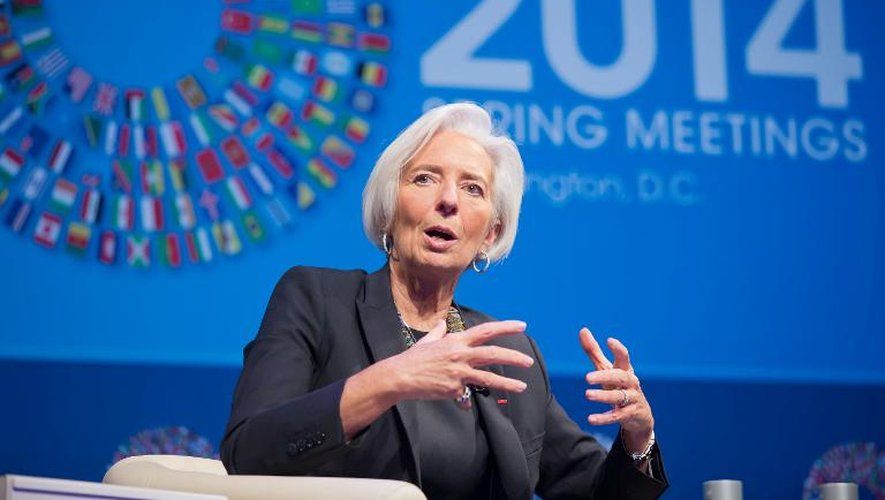 Christine Lagarde le 10 avril 2014 à Washington