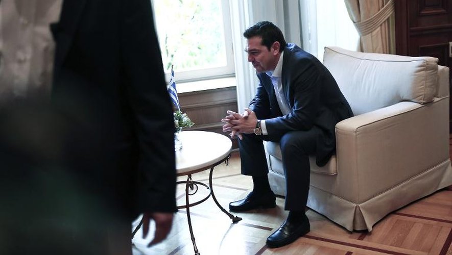 Le Premier ministre Alexis Tsipras à Athènes, le 17 juin 2015