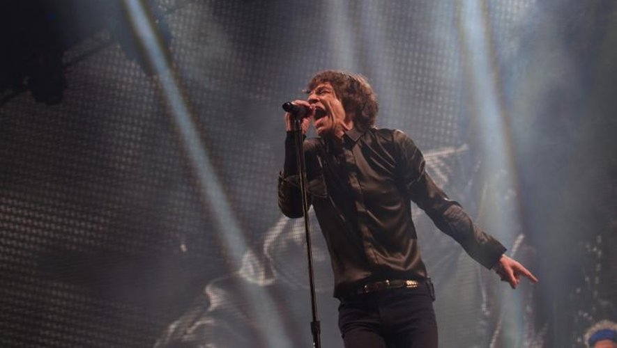 Le chanteur des Rolling Stones Mick Jagger, le 29 juin 2013 au festival de Glastonbury au Royaume-Uni