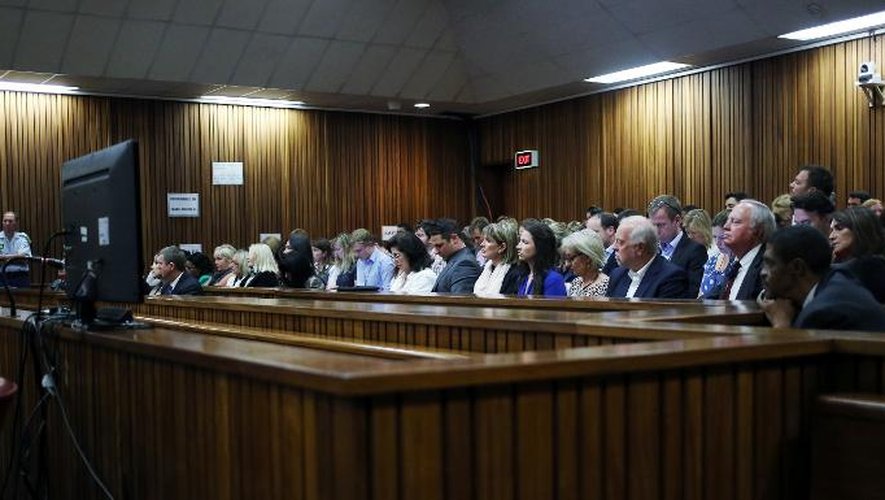 Le procès d'Oscar Pistorius à Pretoria le 11 avril 2014