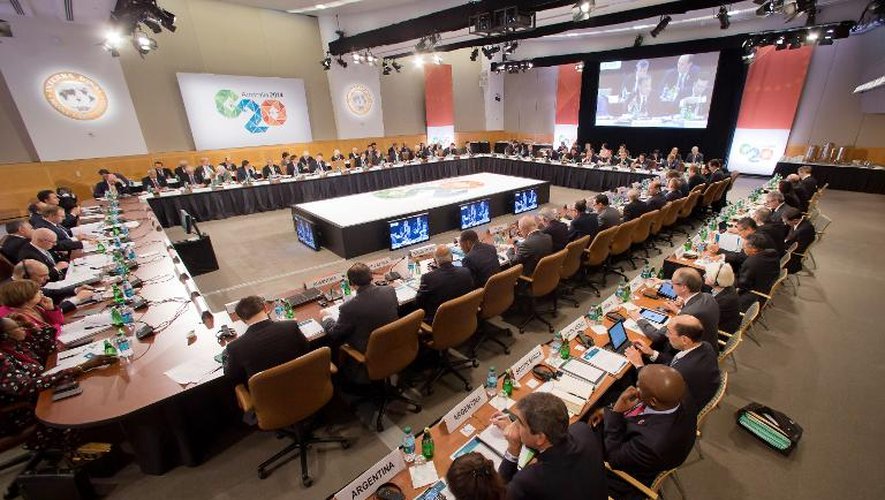 La réunion du G20, à Washington le 11 avril 2014