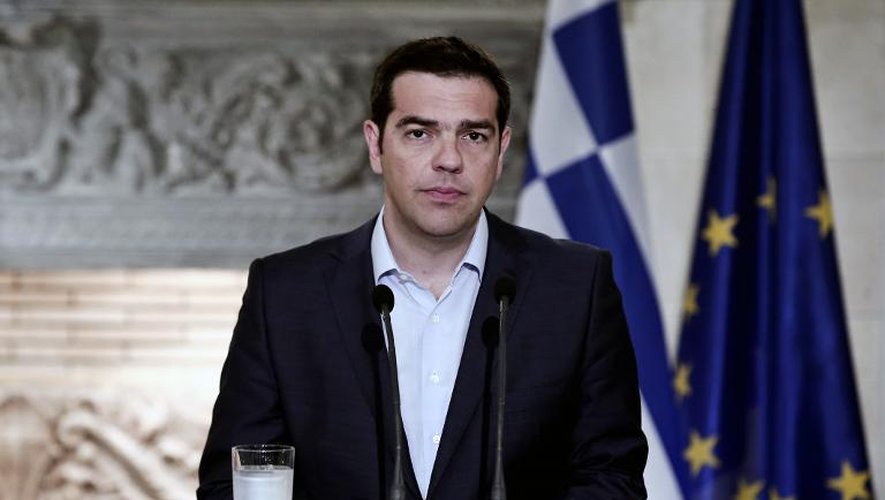 Le Premier ministre grec Alexis Tsipras, le 17 juin 2015 à Athènes