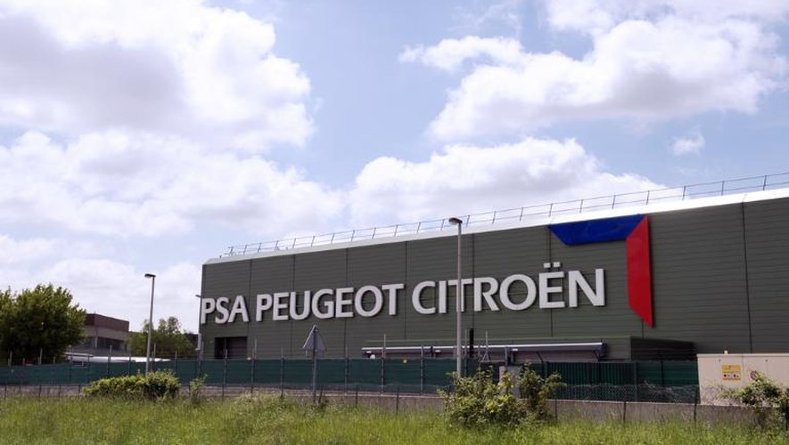 Le site de PSA Peugeot Citroën à Vélizy-Villacoublay, le 22 mai 2013