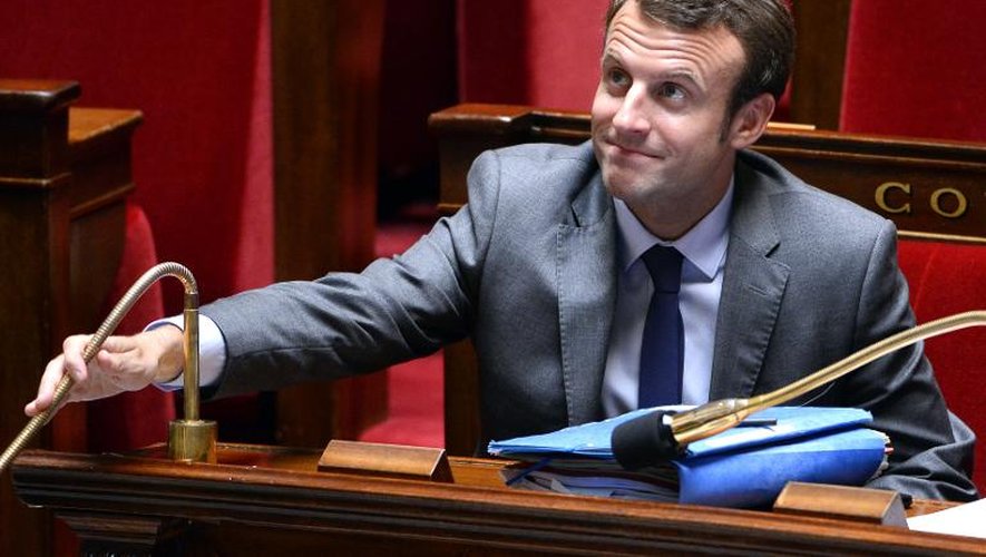 Le ministre de l'Economie, Emmanuel Macron, le 18 juin 2015 à l'Assemblée nationale