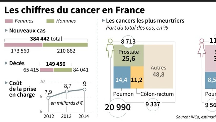 Les chiffres du cancer en France
